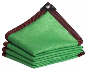 Voile d'ombrage carrée en HDPE tissé, filet d'ombrage 50% noir pour jardin, serre, agriculture et usage extérieur - Product Image 1