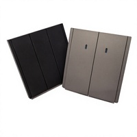 Interrupteur et prise PC LY4 standard européen 1/2/3 voies 10A, design moderne, pour usage domestique et hôtelier, vente chaude