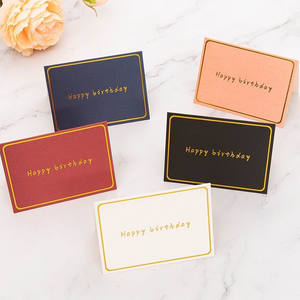 Lujo oro estampado gracias flor tarjetas de felicitación <span class=keywords><strong>felicitaciones</strong></span>/día de la <span class=keywords><strong>madre</strong></span>/Feliz cumpleaños tarjetas con sobres - Product Image 3