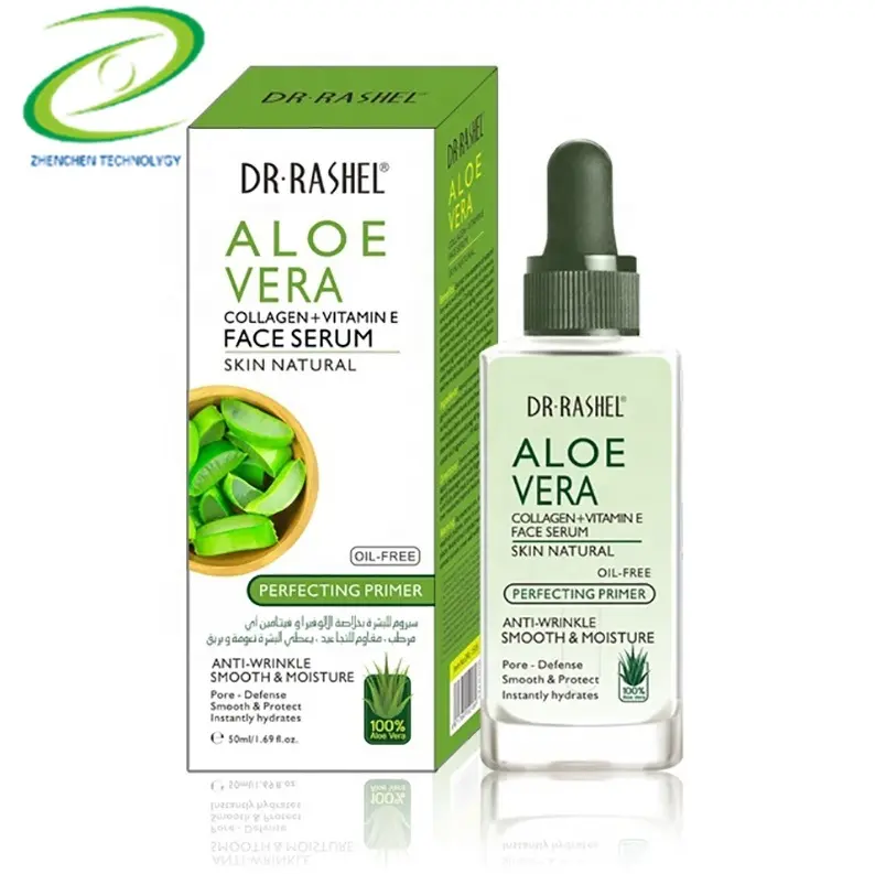 Kollagen Vitamin Gesichts serum Perfektion ieren der Grundierung Anti-Falten Glatte Feuchtigkeit Aloe Vera Renovieren der Extrakt