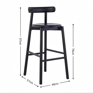 Silla Moderna de Lujo Estilo <span class=keywords><strong>Nola</strong></span> para <span class=keywords><strong>Restaurante</strong></span>, Silla Bicester de Madera Maciza Estilo Nórdico para Hotel, Cafetería, Tienda, Bar - Product Image 4
