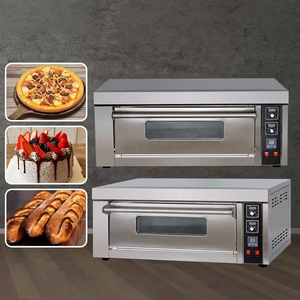 Four à pâtisserie électrique 220V/380V à 2 étages et 2 plateaux avec minuterie intégrée - Product Image 6