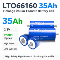 LTO66160 2.3V 35Ah,40Ah,45Ah Sel Baterai Lithium Titanate LTO 25000+ Siklus untuk EV UPS Solar ESS Baterai Lithium Titanate