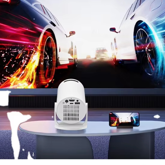 M5 Support 1080P LCD Pocketable Portable Home Cinema Projector with WiFi for Outdoor Movie Nights and Indoor Viewing