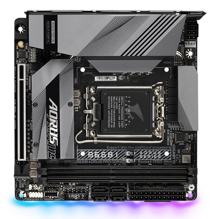 GIGABYTE B660I AORUS PRO DDR4 Motherboard for 12th Gen Intel