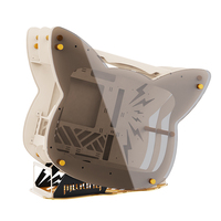 Boîtier d'ordinateur haut de gamme Lovingcool, boîtier de jeu ARGB pour processeur, aluminium, micro ATX, mini ITX, tour moyenne avec ventilateur RGB