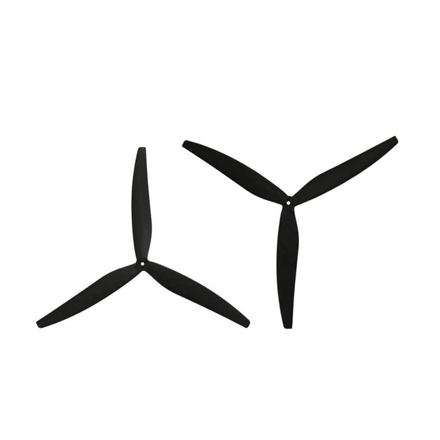 Gemfan 1507 3-Blade Propeller Glass Fiber Nylon Paddle for RC Drone Quadcopter DIY Replacement Part (Black 1Pair) Wholesale