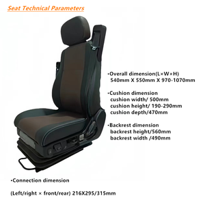 Asiento <span class=keywords><strong>de</strong></span> camión Suspensión neumática <span class=keywords><strong>de</strong></span> <span class=keywords><strong>lujo</strong></span> Asientos <span class=keywords><strong>de</strong></span> conductor <span class=keywords><strong>de</strong></span> ajuste Asientos <span class=keywords><strong>de</strong></span> conductor para Mitsubishi <span class=keywords><strong>Peterbilt</strong></span> Truck Driver Seat Trade - Product Image 4