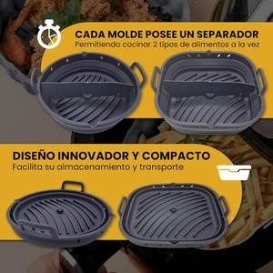 Lot de moules de cuisson carrés réutilisables en silicone antiadhésif, compatibles micro-ondes, pour la cuisson et comme doublures de pot, vente en gros - Product Image 2