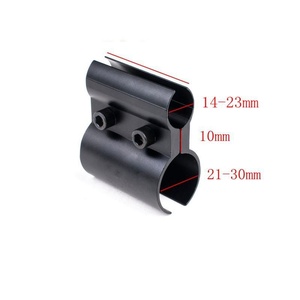 Support de fixation pour lampe torche et laser rouge/vert, en alliage d'aluminium, pour tubes de 11mm/20mm, modèles Grande, Moyenne, Petite, avec base <span class=keywords><strong>ronde</strong></span> - Product Image 1
