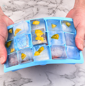 15 khoang cấp thực phẩm bền <span class=keywords><strong>Ice</strong></span> <span class=keywords><strong>Cube</strong></span> khay đặt Khuôn Silicone nhà bếp <span class=keywords><strong>Ice</strong></span> khuôn công cụ cho nhà và thanh - Product Image 6