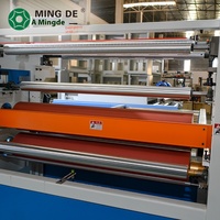 Mingde machines automatique grand panneau Silicate de calcium panneau décoratif autocollant Machine à plastifier PUR plat coller caisse en bois