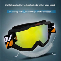 Lunettes de moto tout-terrain, lunettes de sport pour le ski, lunettes de protection contre le vent, sangle personnalisée, logo de marque disponible