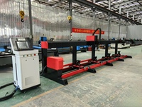 Machine de découpe plasma CNC automatique pour tubes en métal, acier inoxydable, aluminium, système de haute précision avec certification CE