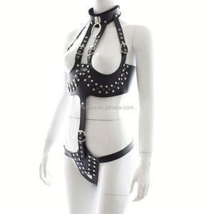 ชุดนอนหนังพีวีซีสำหรับห้องบอลรูมแนวยุโรปแฟชั่นฤดูร้อนชุดชั้นในคู่รักแบบวาบหวิว - Product Image 5