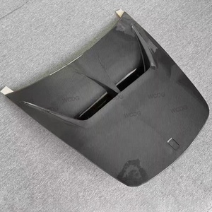 Pour Ferrari F430 2005-2009, version piste, pare-chocs avant en fibre de carbone amélioré, capot, couvercle d'aération, pièces de carrosserie, kit carrosserie - Product Image 4