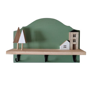 Chunlei <span class=keywords><strong>etagere</strong></span> pour enfants, étagères murales décoratives en bois pour enfants - Product Image 4