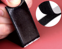 Attaches-câbles en nylon souple auto-adhésives de 20 mm, fixation de rideaux, fixation d'étagères, crochet et boucle velcro