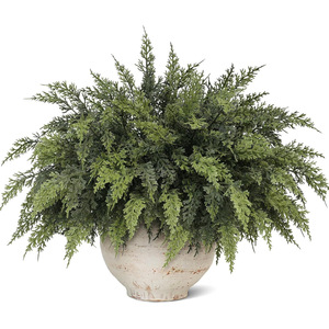 Mô phỏng tuyết tùng trang trí chi nhánh bó giáng sinh màu xanh lá cây thực sự cảm thấy dài kim thông branche - Product Image 5