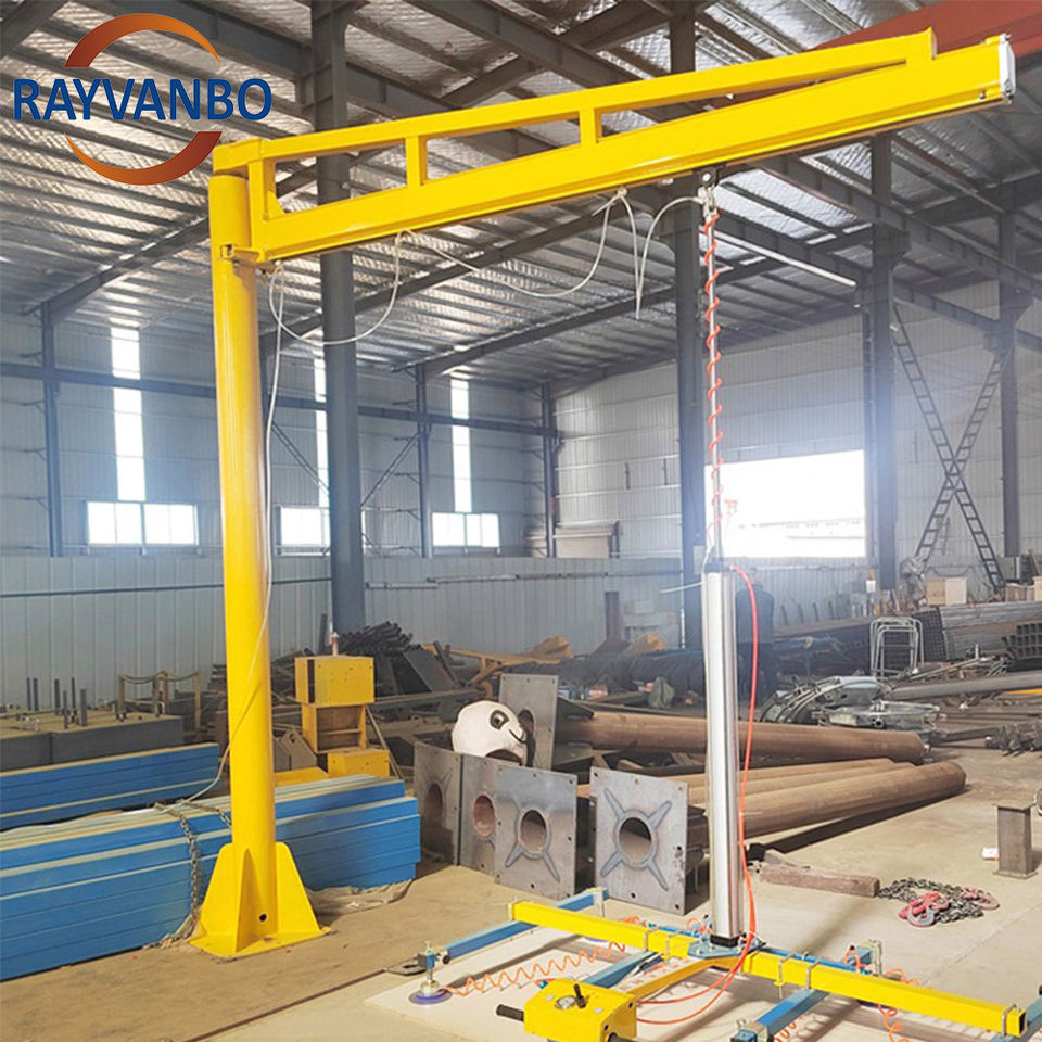 Small Jib Chinese Manufacture 500kg-5 Ton Column Small Jib Crane with Engine ...