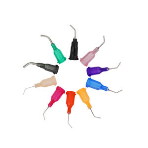 1/2 inci <span class=keywords><strong>14g</strong></span>-32g disesuaikan panjang sekrup plastik L5mm bengkok 45 derajat jarum <span class=keywords><strong>Luer</strong></span> kunci jarum lem mengeluarkan jarum - Product Image 5