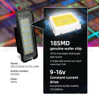 VW Golf 4 5 6 7 Eos Lupo için yeni Beetle Passat CC Polo Polo LED plaka aydınlatma ışığı meclisi