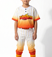 Maillot de baseball rayé pour hommes en gros, uniforme de softball vierge, vêtements de baseball rétro imprimés numériquement sur mesure, logo et numéro personnalisés