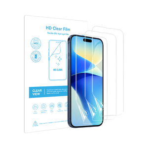 ฟิล์มกันรอยหน้าจอโทรศัพท์มือถือแบบไฮโดรเจลกันน้ำสำหรับ iPhone 15/16/17 Pro Max และ <span class=keywords><strong>Samsung</strong></span>  แบบด้าน ผลิตตามสั่ง OEM ODM จำนวนมาก - Product Image 3