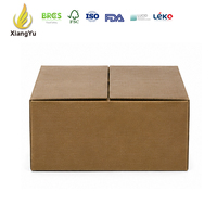 Boîte de conteneur en carton ondulé ciré personnalisée Xiangyu, à fentes régulières, étanche, pour l'expédition et le stockage frigorifique des aliments surgelés