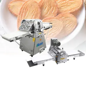 AB-ZMQS-380 Professional Countertop Portuguese Egg Tart Cake Shortening Pastry Dough Roller Sheeter Make Machine For Bakery