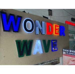 Señalización de letras 3D para escaparate de oficina o hogar letreros personalizados duraderos para decoración de pared de marca o pantallas de negocios - Product Image 1