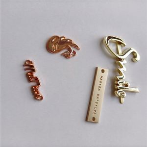 Made in China Zinc Alloy Engraved Metal Bag Tag Customized Bags Custom Metal Logo Labels for Handbags - Product Image 3