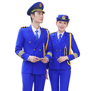 Airline Uniforms Long Sleeve Polyester Unisex Fall 2025 Performance Outfits For Flight Attendants And Captains - Product Image 5