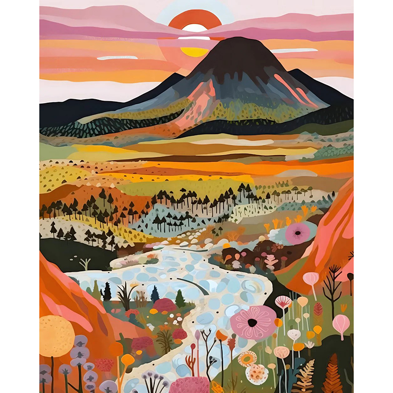 Montagnes colorées 2