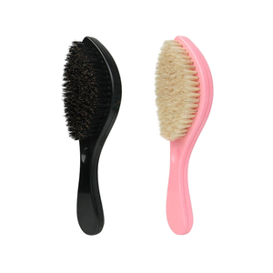 Cepillo de Pelo con Logotipo Personalizado, 100% Cerdas Naturales de Jabalí para Desenredar Cabello Mojado, Cerdas Suaves y Flexibles, Iónicas, para Extensiones de Cabello - Product Image 1