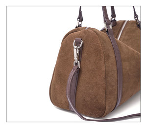 Bolso de Hombro Tipo Cubo de Cuero Genuino de Vaca Premium, Diseño Vintage Personalizado, de Alta Gama y Versátil para Mujer, Tendencia 2026 - Product Image 6