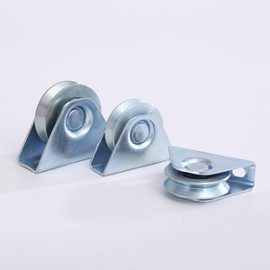 Porte coulissante extérieure universelle de 60mm, porte coulissante en métal avec rainure en U/V/Y <span class=keywords><strong>pour</strong></span> <span class=keywords><strong>rail</strong></span> de guidage en plomb - Product Image 4