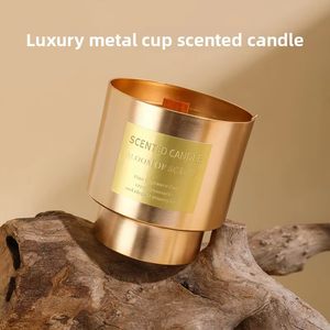 Vela Aromática de Alta Gama Hecha a Mano con Base de Madera, Vela de Cera de Soja de Larga Duración para Aromatizar el Hogar, Ideal para Acción de Gracias y Navidad - Product Image 3