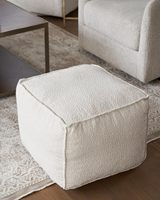 Pouf carré antidérapant, repose-pieds ottoman, fauteuil pouf, coussin de compression sous vide pour appartement ou hôtel