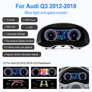 NaviHua 12.3" Affichage numérique de tableau de bord pour Audi Q3 2012-2018, nouveau design, écran LCD, Carplay, compteur de vitesse automatique, cockpit virtuel Linux - Product Image 4