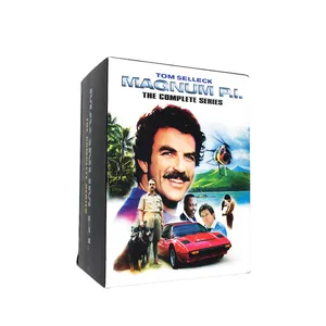 Magnum P.I Season 1-8 The Complete Series 42 Discs Factory Wholesale DVD Movies TV Series Cartoon Region 1 DVD Free Ship