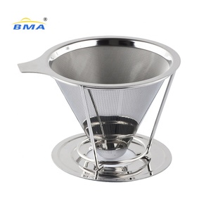 <span class=keywords><strong>Filtre</strong></span> à café en acier inoxydable sans papier pour infusion lente, écologique, pour une tasse individuelle, fabriqué en Chine - Product Image 3