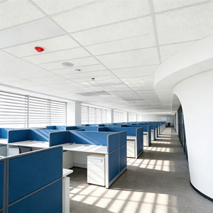 แผ่นซับเสียงใยหินร็อควูล แผ่นฝ้าเพดานอะคูสติก ทนไฟ สำหรับโครงการฝ้าเพดานภายในห้องสมุด - Product Image 3