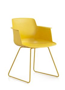 Inicio Hotel Café Silla Moderna Estructura de metal Cuero Sillas de comedor - Product Image 4