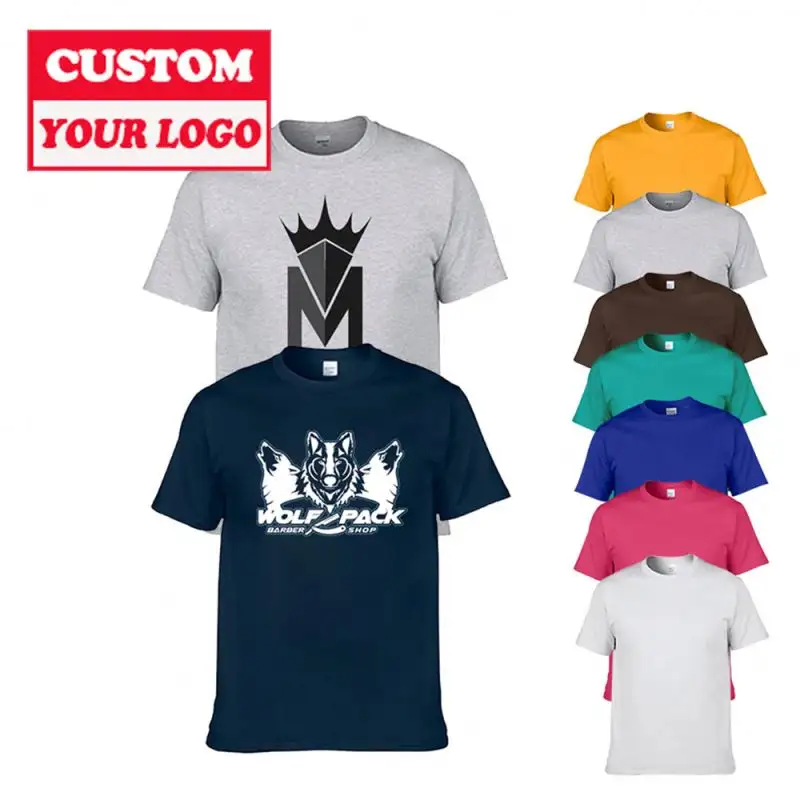 Top 10 Factory 180gsm Combed Cotton T Shirt Printing For Kids 100% Cotton Print T Shirt Design