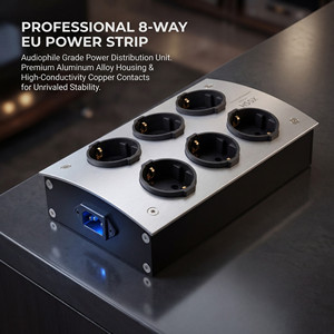 YIVO XSSH Audio e-TP60 FI-E30 EU Shuko Euro distributore di corrente alternata 125V-250V 16A 16amp ingresso IEC presa elettrica presa - Product Image 2