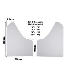 Garde-boue blanc Simoni Racing pour voitures, kits de carrosserie, accessoires, modèle RMFW - Product Image 1