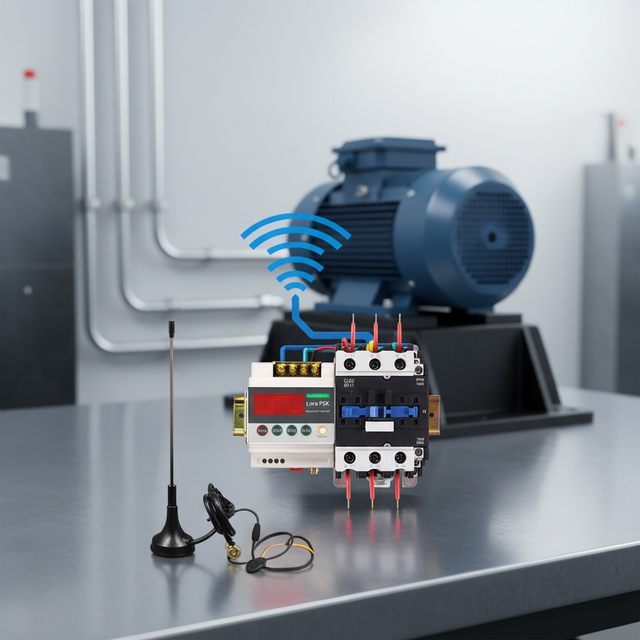 LORA Remote Control Switch Wireless Relay Controller, Suitable for Long-distance 380V 15KW High-power Electrical Appliances