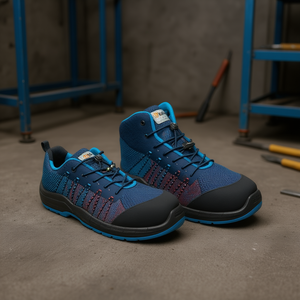 Chaussures de sécurité Ttake Technoflex Mid 44 en maille bleue pour le travail - Product Image 3