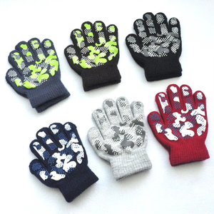 Gants chauds tricotés antidérapants pour enfants de 3 à 6 ans, camouflage, pour garçons et filles, mitaines pour étudiants, gants de cyclisme et de ski en plein air, nouvelle collection - Product Image 1